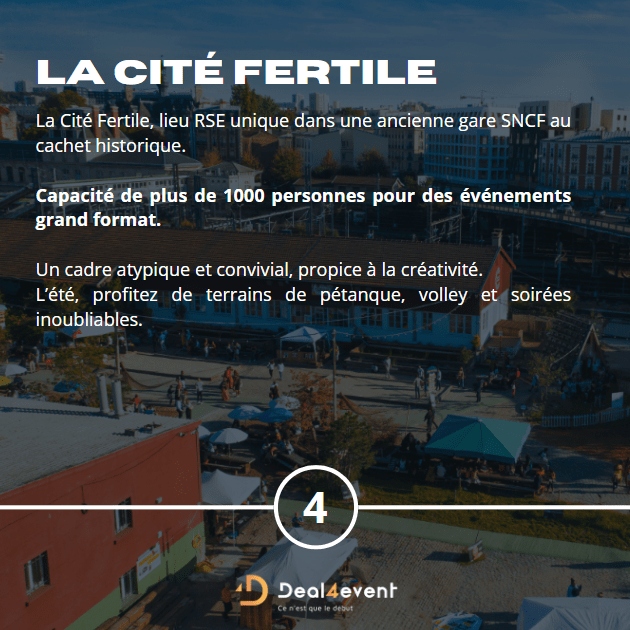 Top 5 des lieux évènementiels